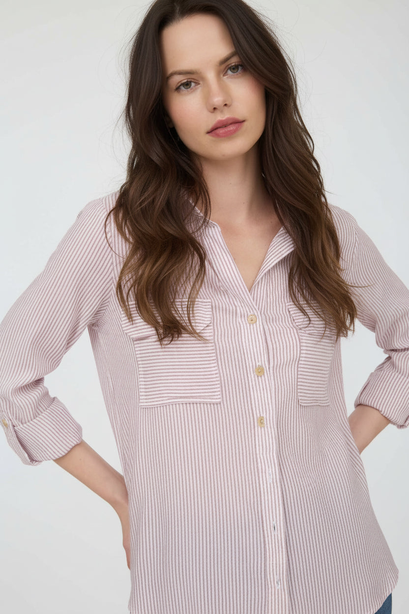Berkley Shirt - Burgundy