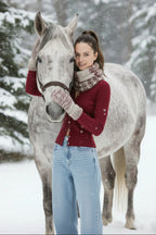 Roxy Cardigan-Deep Red