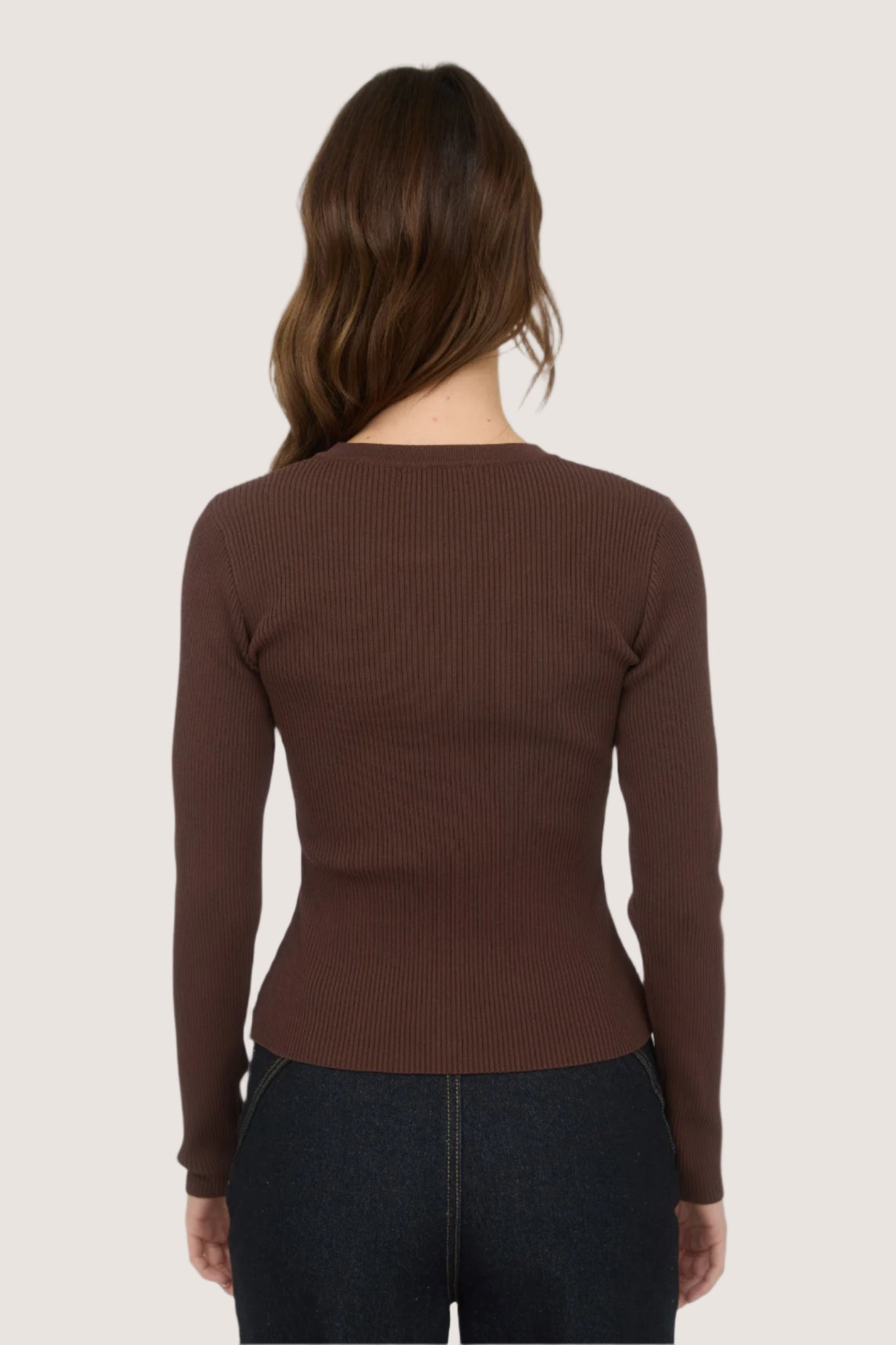 Roxy Cardigan-Chocolate