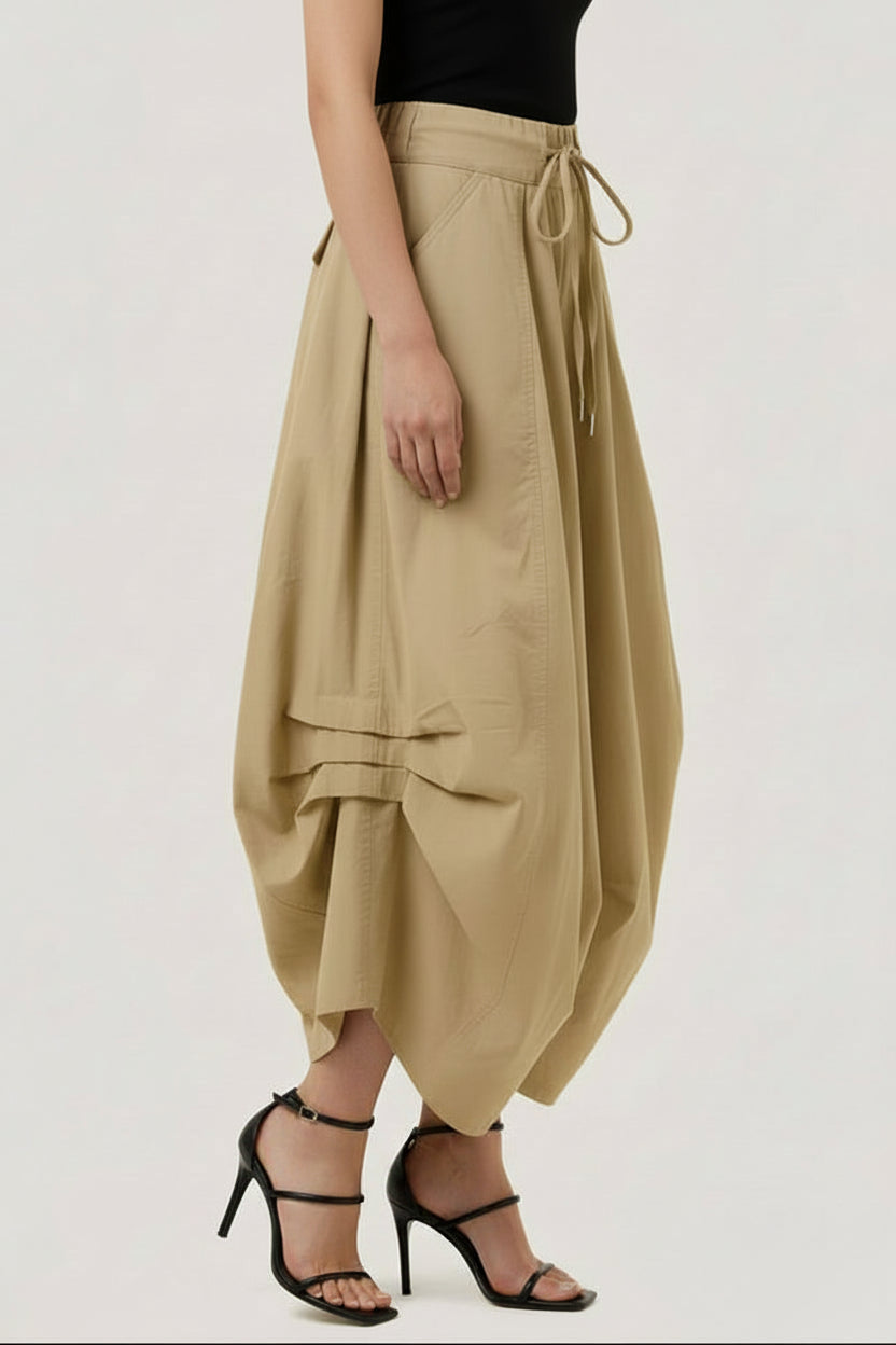 Hudson Skirt | Side Tuck Midi Skirt | Colter Maree