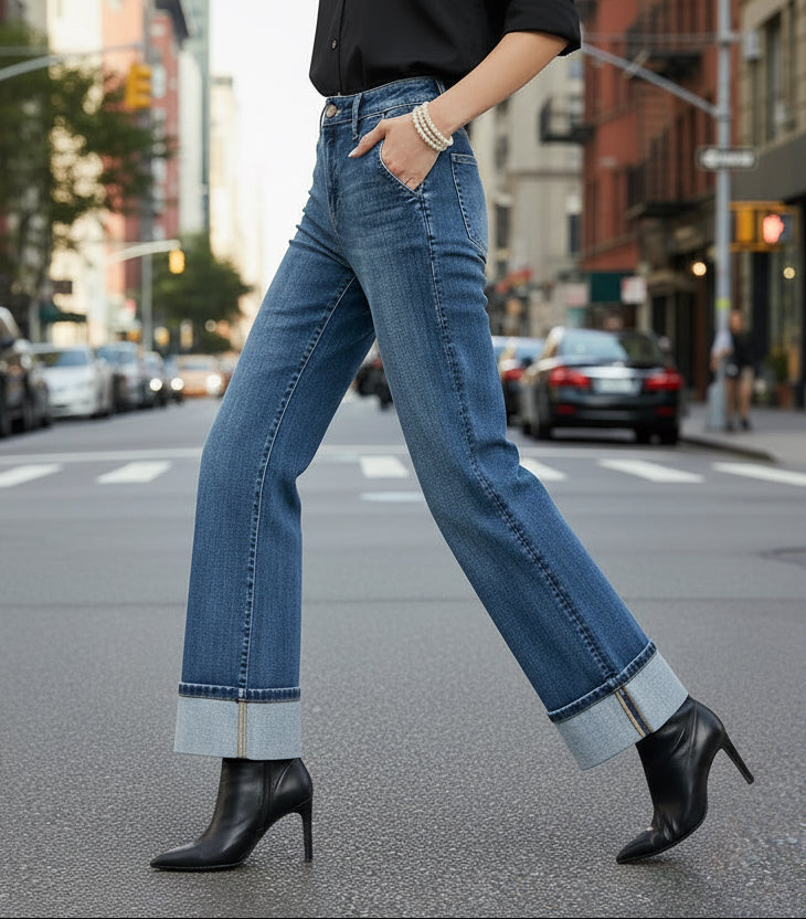 Darien Wide Cuff Jean