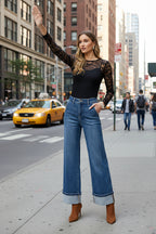 Darien Wide Cuff Jean