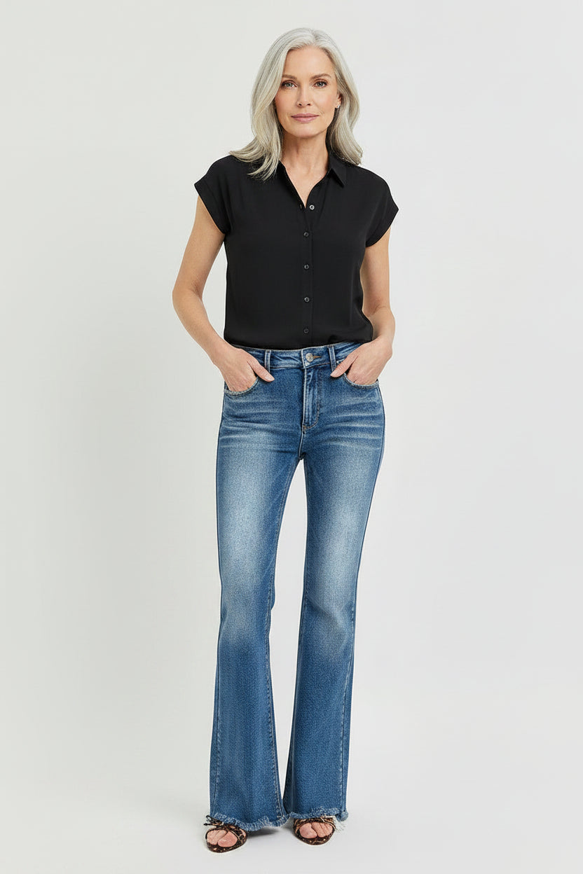 Malloree Step Hem Jean