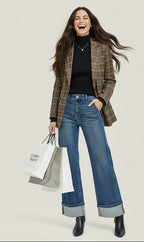 Darien Wide Cuff Jean