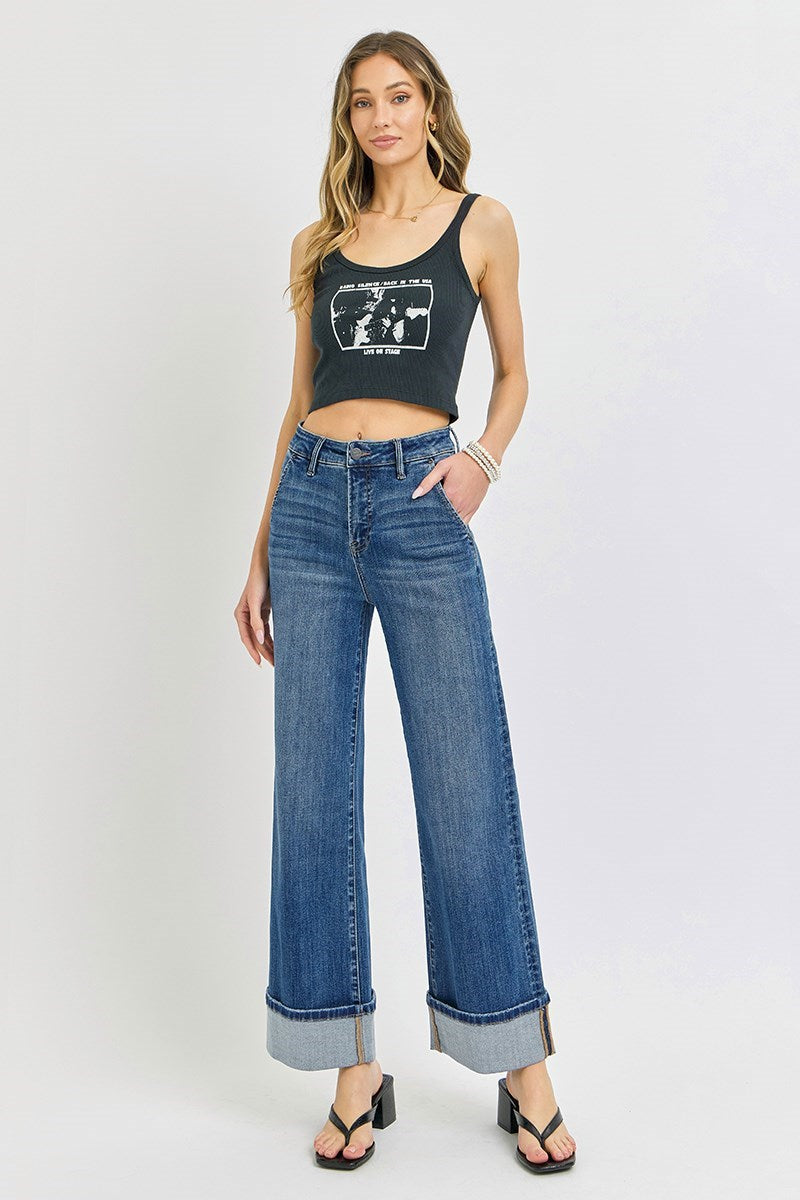 Darien Wide Cuff Jean