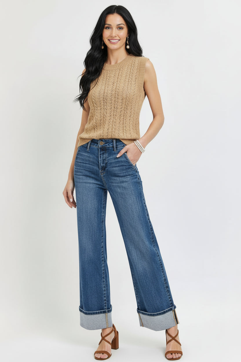 Darien Wide Cuff Jean