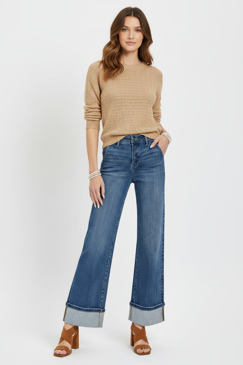 Darien Wide Cuff Jean
