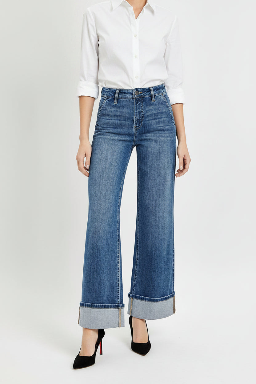 Darien Wide Cuff Jean
