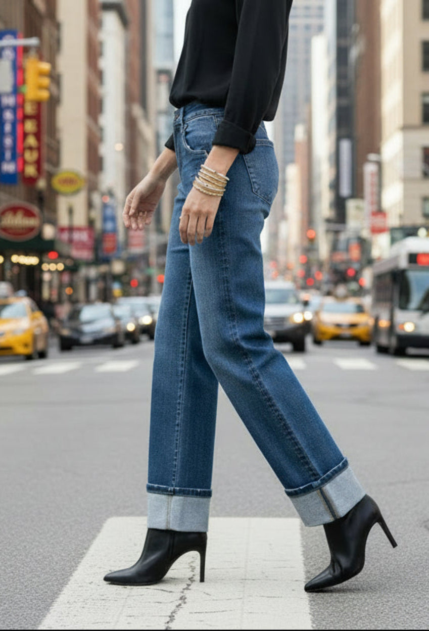 Darien Wide Cuff Jean
