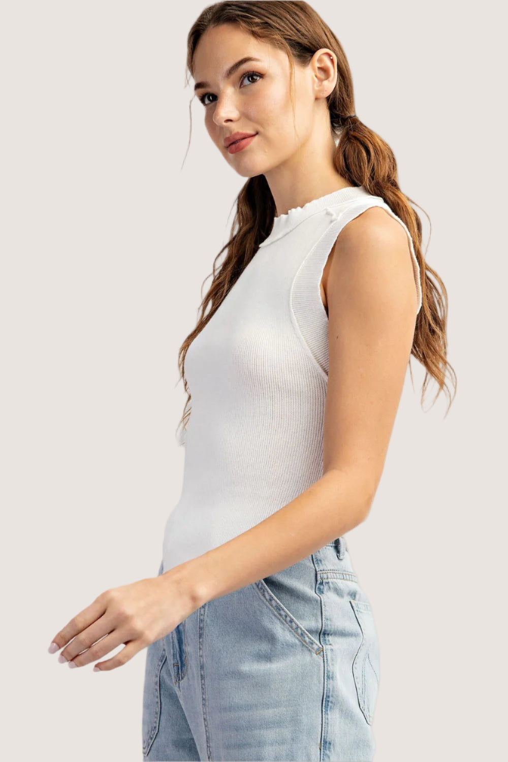 Kolyns Tank-Off White